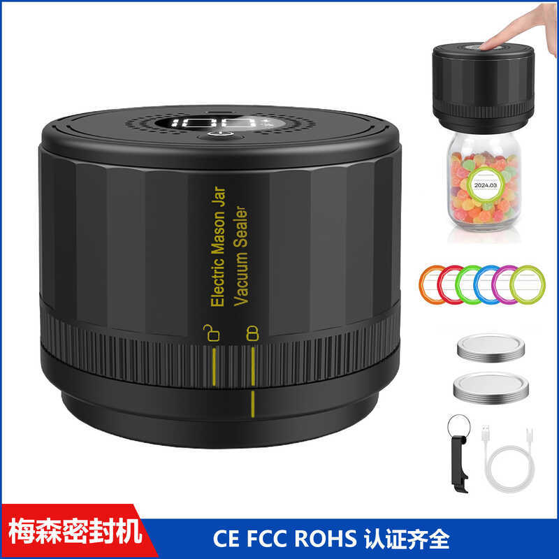 Điện Mason Jar Máy Hút Chân Không Đóng Hộp Mason Hút Chân Không Sealer Mason Sealer Đa Năng