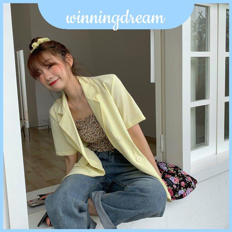 Ao khoac ngan tay be gai Han Quoc, chat lieu than thien voi da, sang trong va am thich