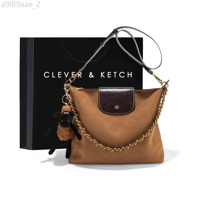 (Date mới) Tote Dung Tích Lớn Sang Trọng Clever&Ketch Dành Cho Nữ, Mẫu Mới 2026, Túi Đeo Chéo Dây X