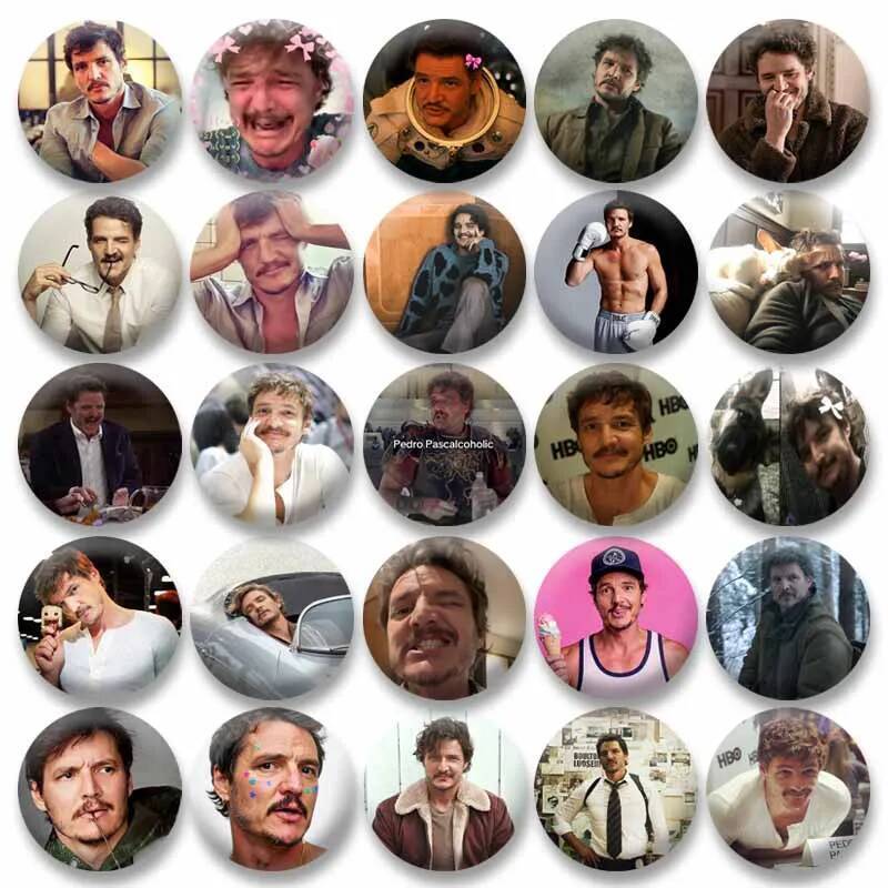 Túi Đeo Vai Thổ Cẩm Tròn Handmade - Phụ Kiện Quà Tặng Đặc Biệt Cho Người Yêu Thích Pedro Pascal