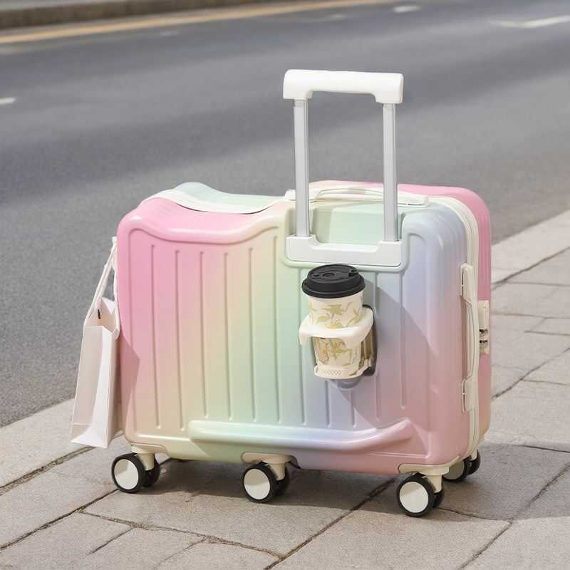 Vali Trẻ Em Thể Đi Được Gái 22Inch Kéo Bền Chắc Dành Cho Bé Trai Có Khóa Mật Khẩu, Vali Xách Tay 24 