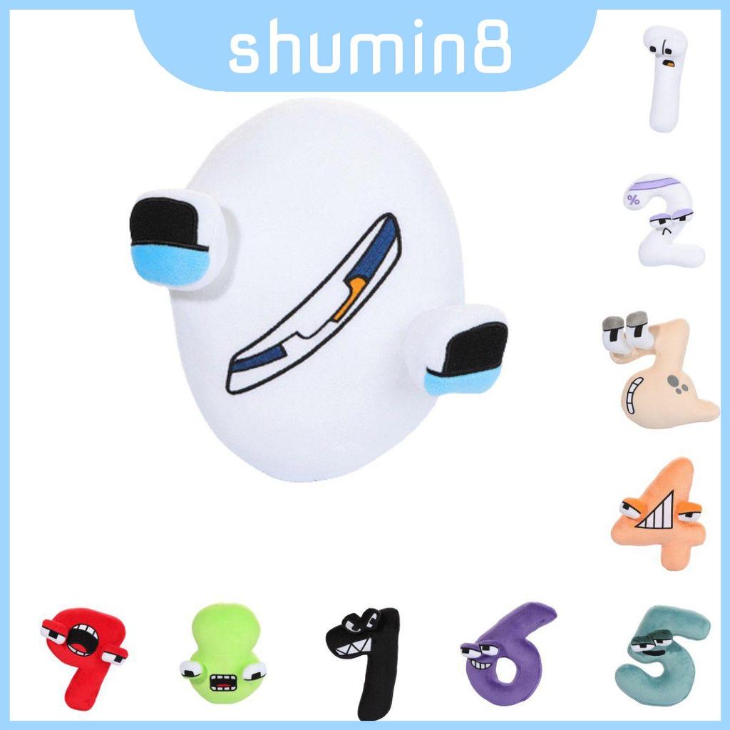 Bảng chữ cái đầy màu sắc Lore Number Zero One Plush Baby Trang trí giáo dục Đồ chơi gia đình