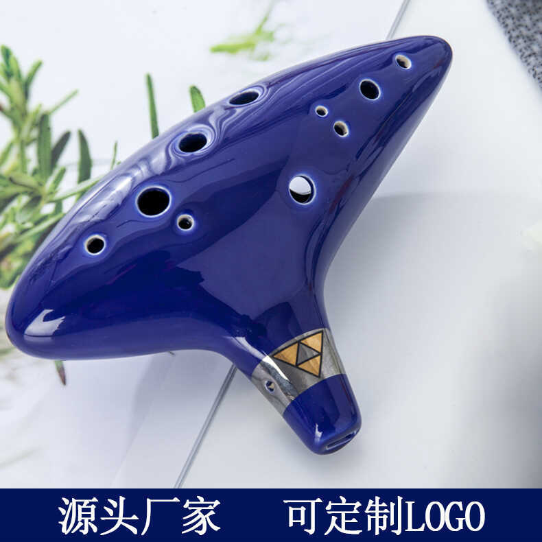 Ocarina 12 Lỗ ac Nhạc Cụ Ocarina Thời Gian Sáo Alto C-Key Ocarina AC Gió Nhạc Cụ
