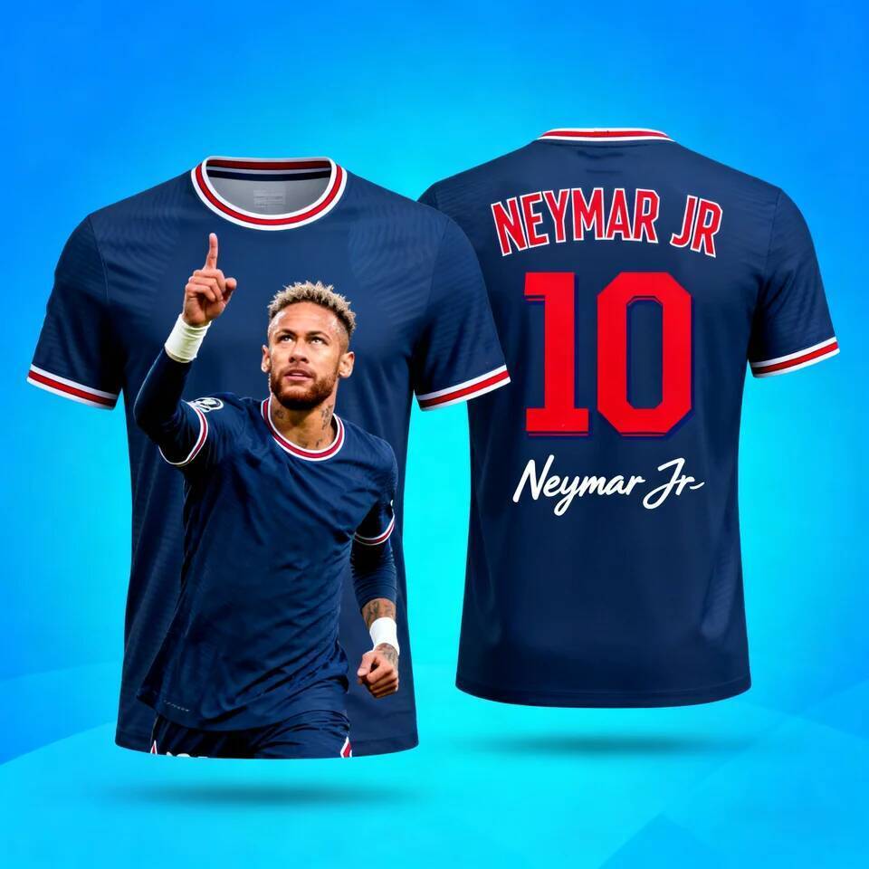 Tên Số Thể Thao Ngoài Trời Neymar Phiên Bản Đặc Biệt - Áo Bóng Đá QuickDry Thoáng Khí Cho Mọi Lứa Tu