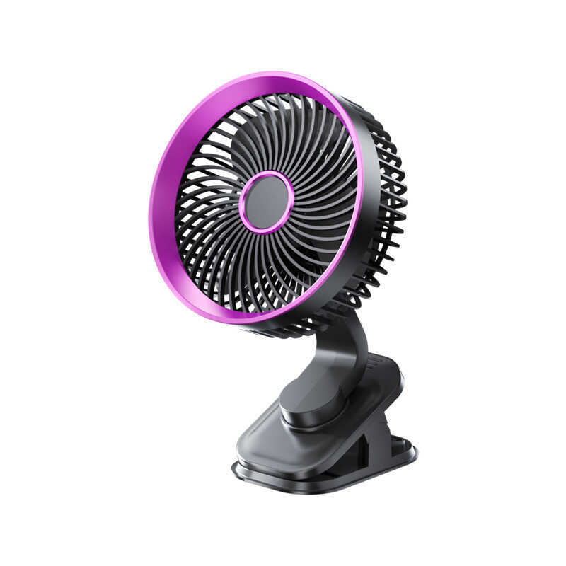 Clip-On Quạt Nhỏ Có Thể Sạc Lại Ký Túc Xá Sinh Viên Giường Clip-On Quạt Máy Tính Để Bàn Nhỏ Âm Thanh