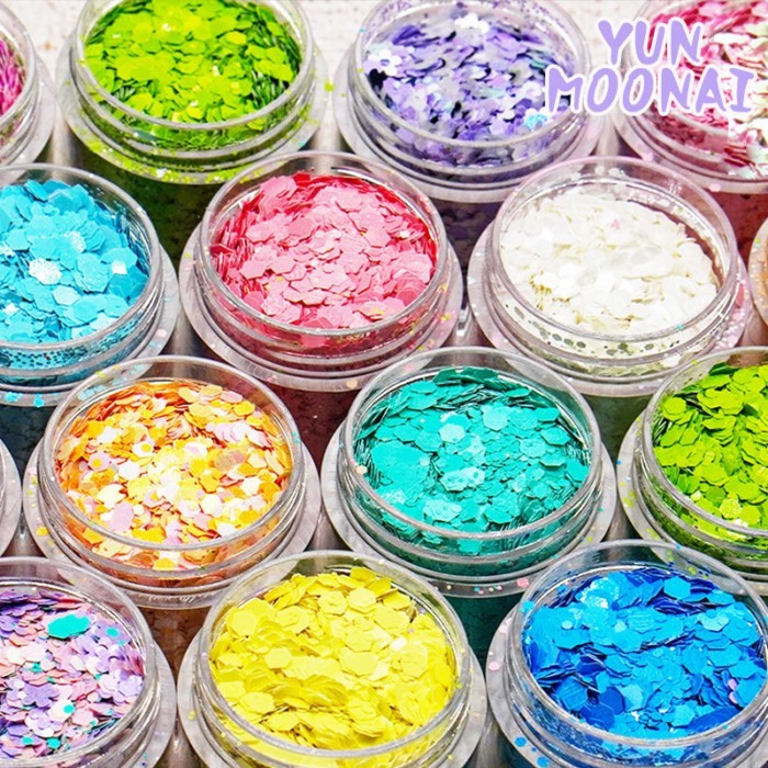 Bộ sưu tập Sequin Lấp Lánh Lấp Lánh DIY Pha Lê Epoxy Lấp Lánh Chất Liệu mạt chược Thủ Công Chất Liệu