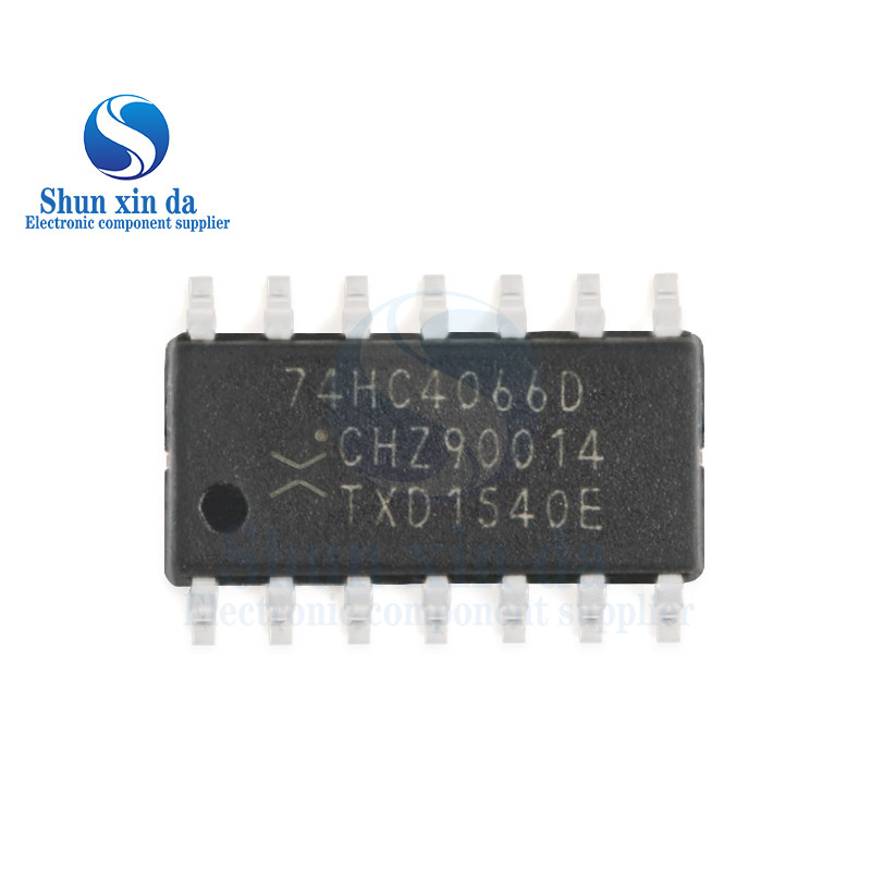 10 CÁI 74HC4066D, 653 SOP-14 74HC4066D 74HC4066 IC công tắc tương tự QUAD BILATERL SWITCH SMD IC