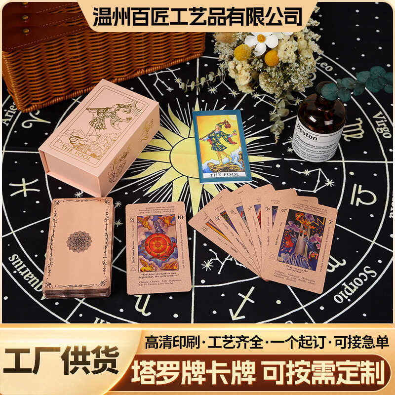 In màu Bộ thẻ Witte Tart Collector 's Edition PET Classic TAROT Regular Witte Tart Lo