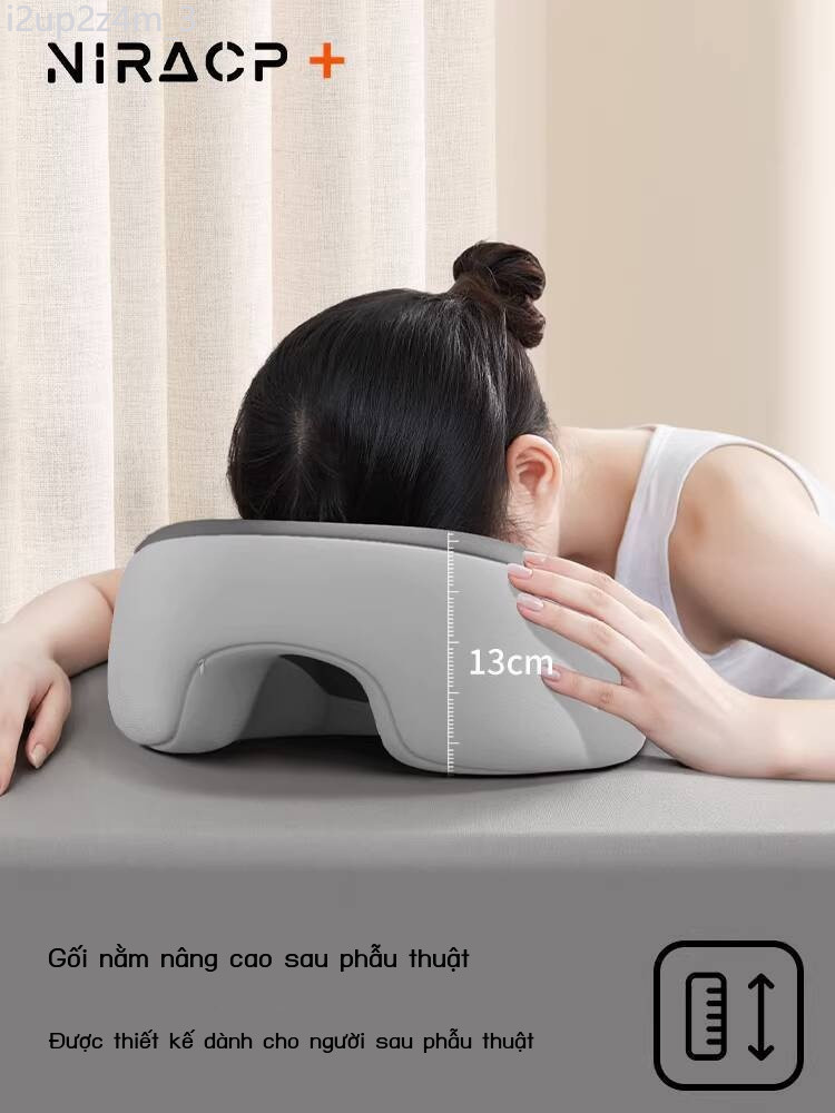(Date mới) Gối Nila võng mạc, sau phẫu thuật mắt, massage có lỗ, gối sấp cho tư thế nằm sấp.