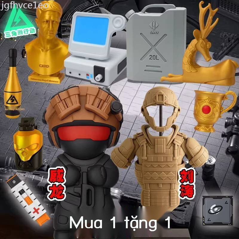 [Ảnh thật/Video] nhân vật hành động màu đỏ Delta Force Weilong, Bộ sưu tập cấp 6 của Liu Tao, Quà t