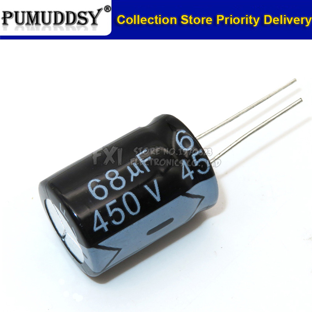 5 CÁI 450v68uf 450v 18x25 450v 68uf 18 * 25 Tụ điện điện phân c