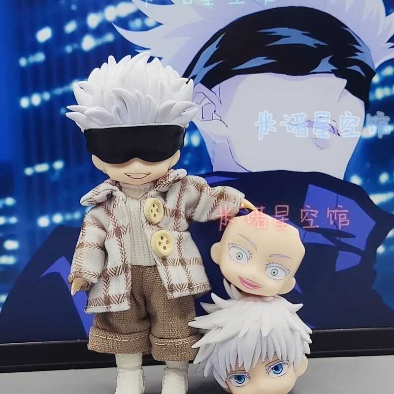 Giá Hời Bộ Đầy Đủ Gojo Satoru Ob11 Của Anime Jujutsu Kaisen, Quà Sinh Nhật, Búp Bê BJD Có Khớp Nối.