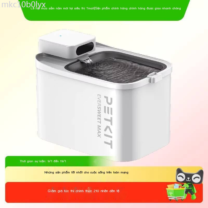 (Date mới) 88VIP 5% off Máy cấp không dây thông minh thú cưng Xiaopei MAX3L, pin Lithium, máy cho m
