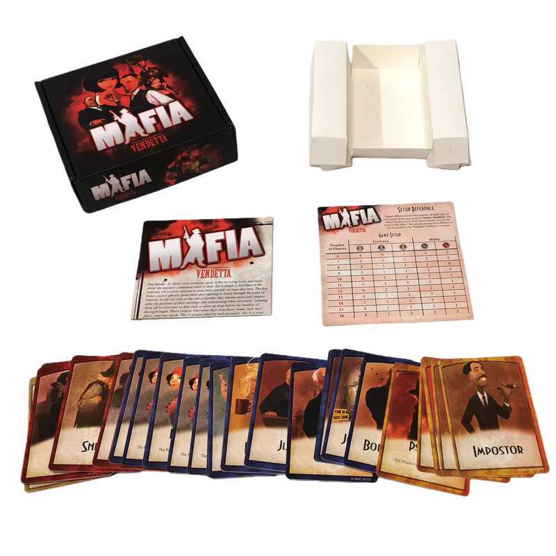 TRÒ CHƠI Tiếng Anh MAFIA BÊN TRÒ CHƠI MAFIA BÊN Vai Trò Chơi Bảng Nga Thẻ TRÒ CHƠI