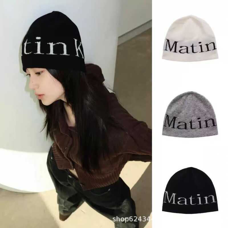 Mũ len dệt kim phong cách Hàn Quốc và Matin của Zhang Guizhen và MK
