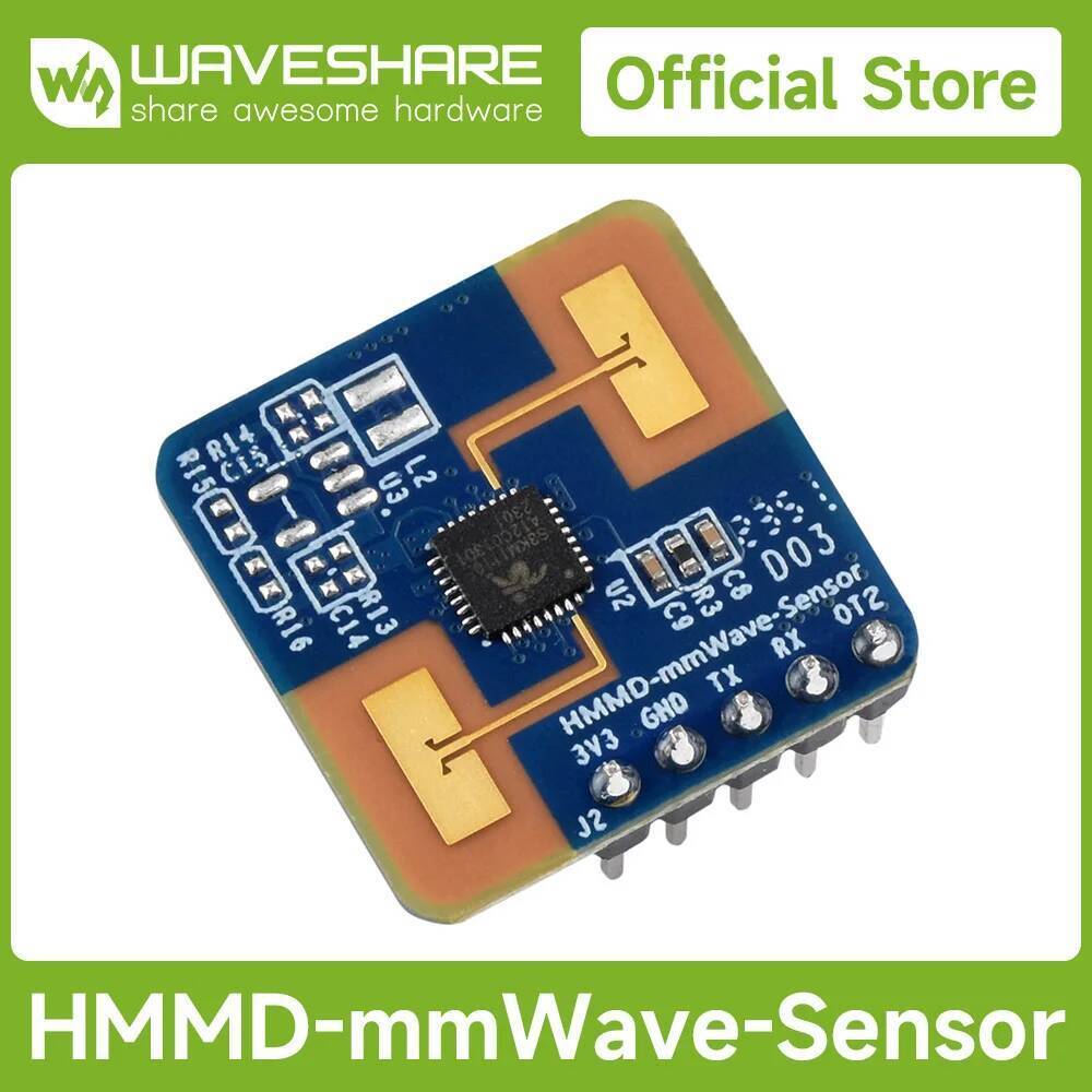 Cảm biến mmWave phát hiện vi mô con người Waveshare, Radar mmWave 24GHz, dựa trên S3KM1110, áp dụng 