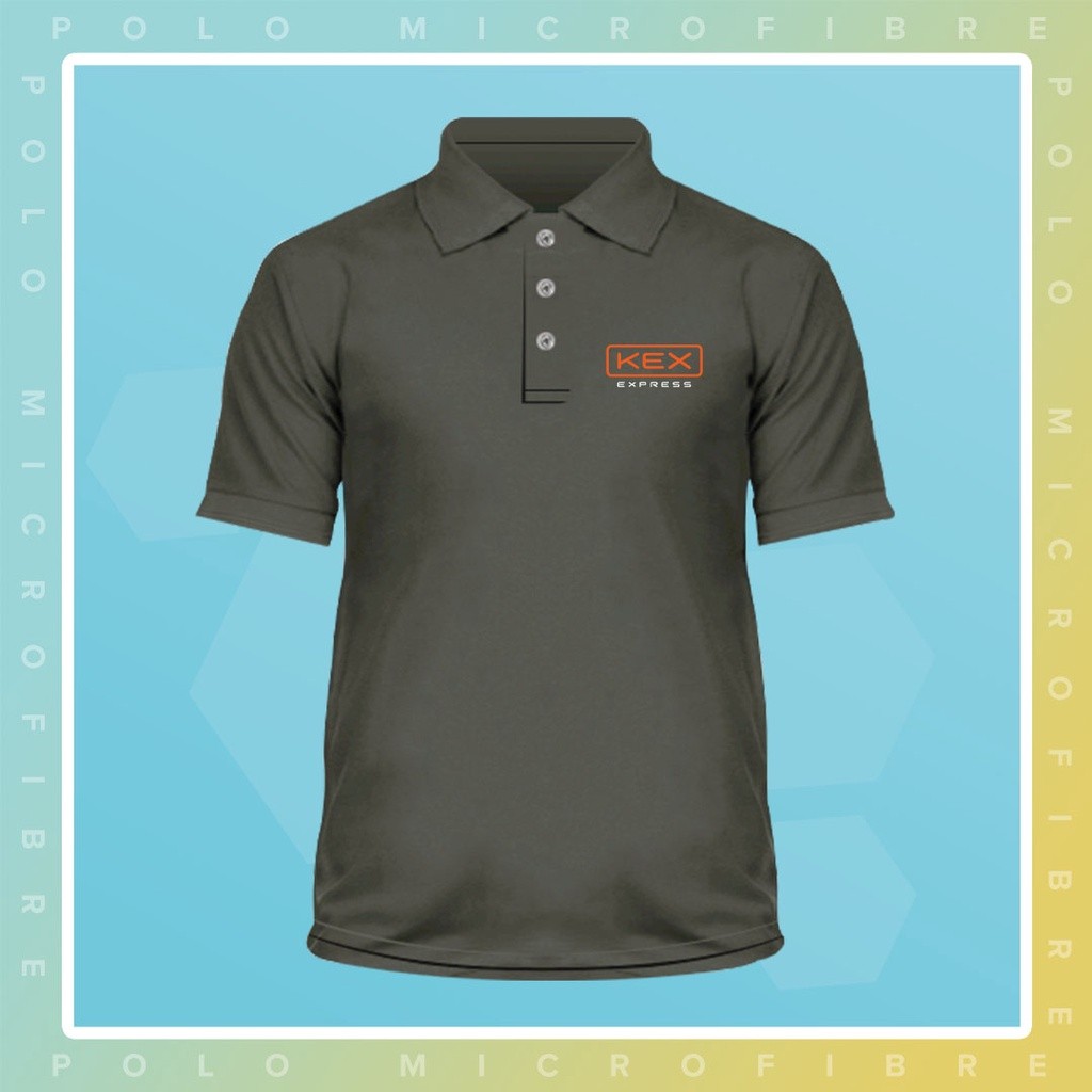 KEX EXPRESS Microfiber Polo Áo thun Áo thun Unisex Áo thun thể thao Jersey