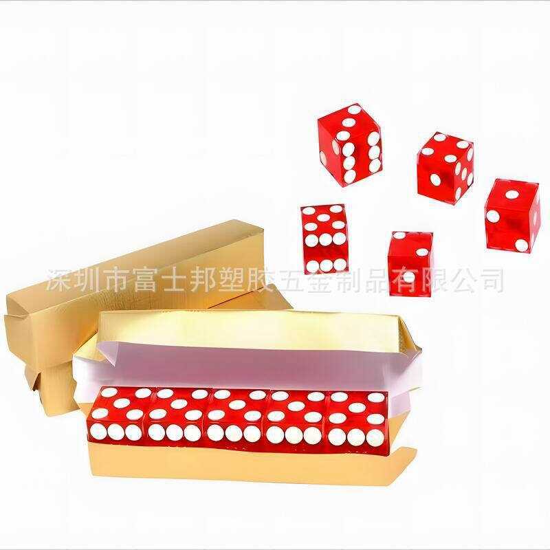 19mm Xúc xắc Sharp Corner Dice AAA Level Trò chơi chính xác Sòng bạc Phong cách Xúc xắc Bộ màu