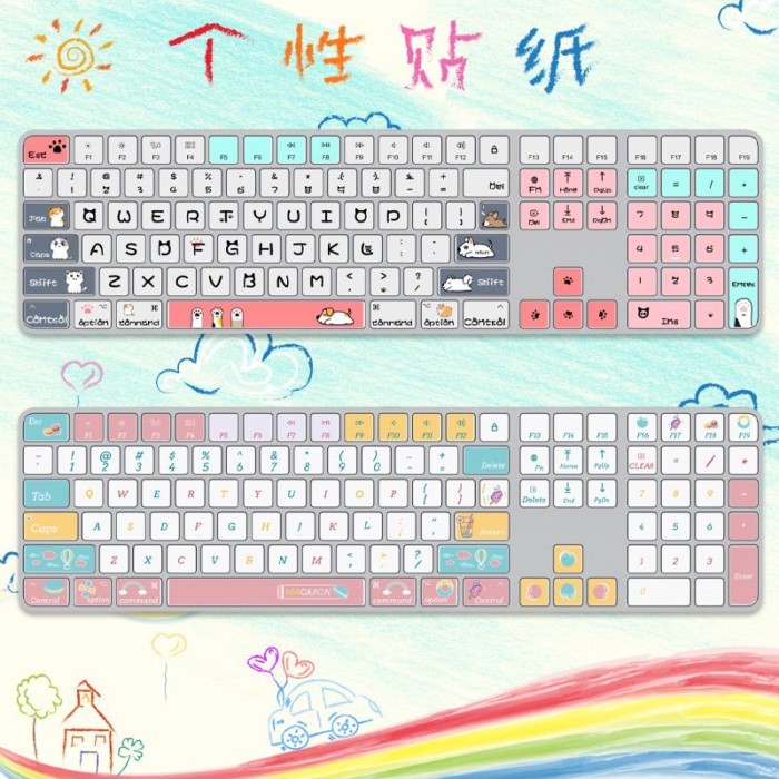 Thích hợp cho iMAC Apple All-in-One A2520 Bàn Phím Máy Tính Để Bàn Miếng Dán Nút Phim m