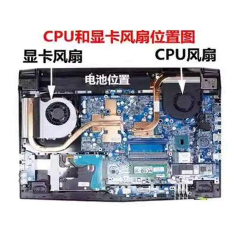 Thích Hợp Cho Cơ Học T58 T57 T58-D1 D3 T1 G3 TiX Card Đồ Họa CPU Notebook Quạt Làm Mát