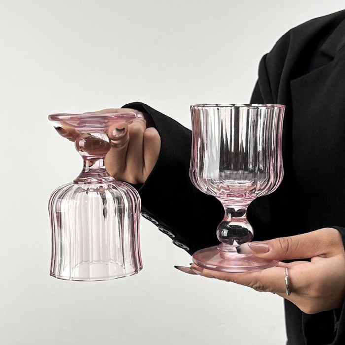 Ly Rượu Retro Glass 200ml Cốc Ly Champagne Đơn Giản