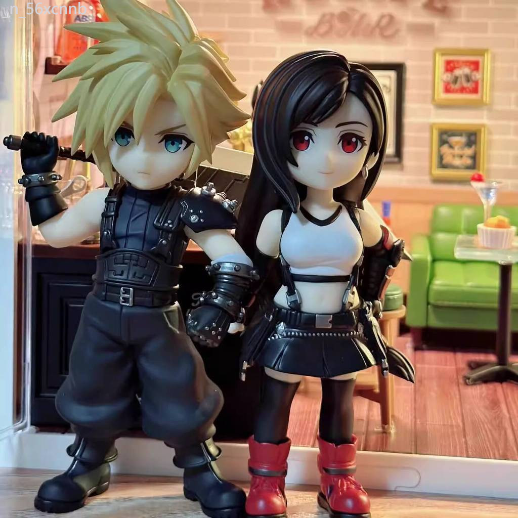 [ 𝐇𝐎𝐓 𝐃𝐄𝐀𝐋] Mô hình nhân vật Final Fantasy 7 Remake phiên bản Q Tifa Zack Cloud Aerith, sản