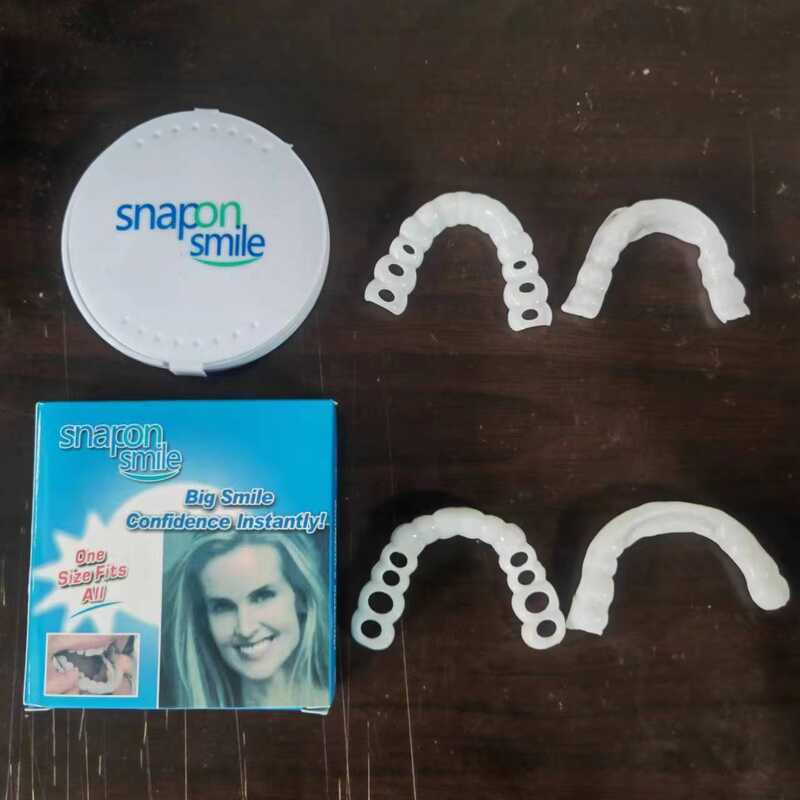 Thế hệ thứ tư nụ cười tức thì Dán Răng giả Silicon Mô phỏng Răng Nẹp Làm trắng Niềng răng cười Niềng