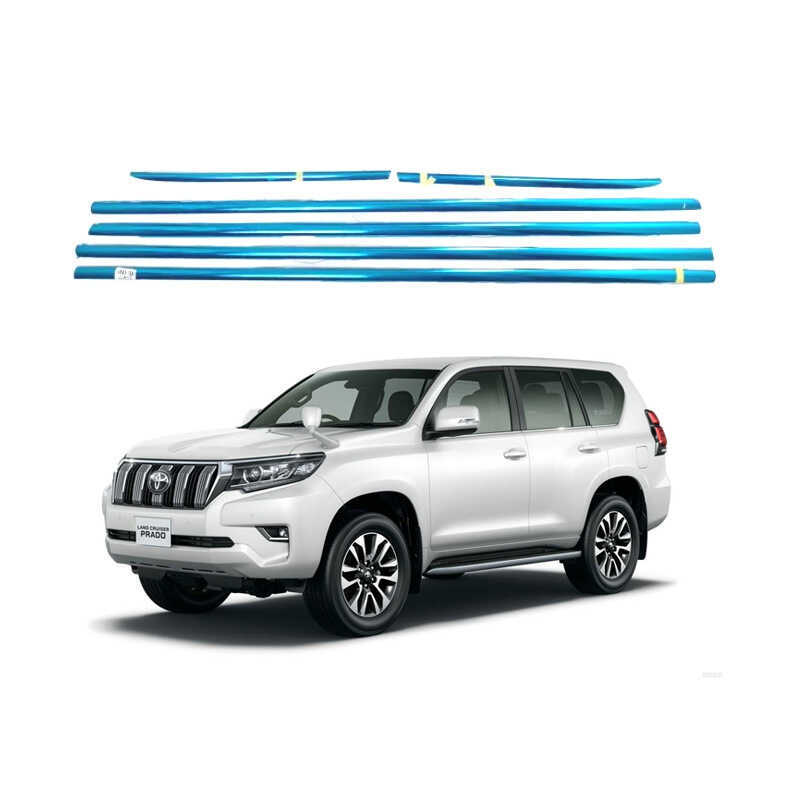 Thích hợp cho 2010-2021 Toyota Độc đoán 150 viền cửa sổ Prado Prado Dải sáng cửa sổ 6 miếng