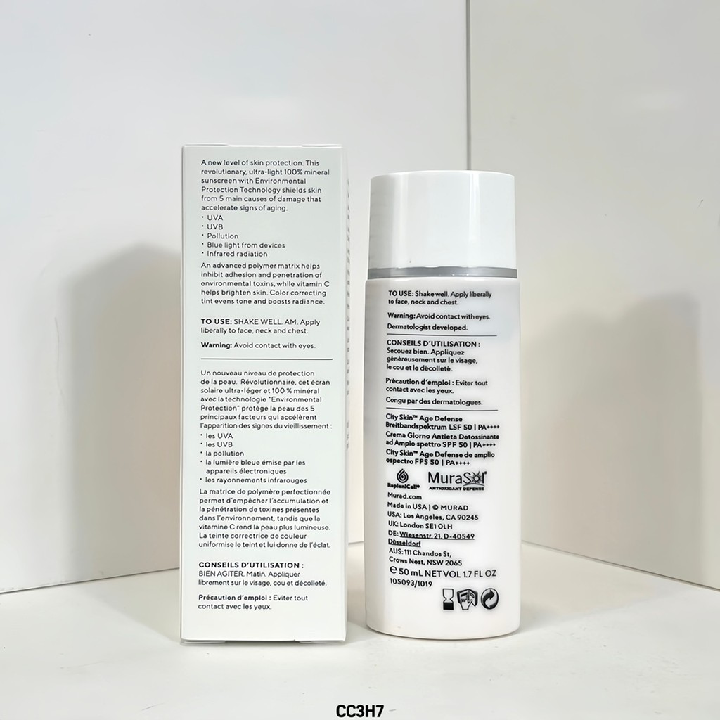 Sản phẩm mới Sản phẩm mới 60 Murad a Alcohol Kem chống nắng vật lý 50mlKem chống nắng vật lý Murad M