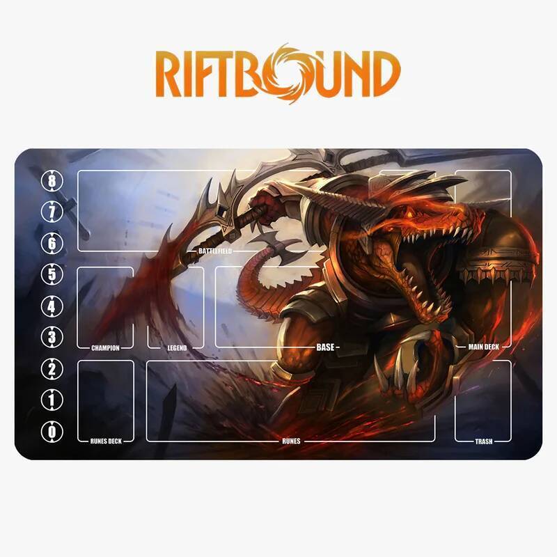 Diyrenekton Card Battle Mat Tcg Darius Single Player Board Game Card Duel Plate Battle Mat Quà tặng 