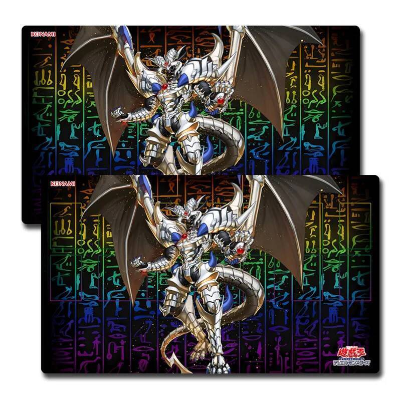 Yu-Gi-Oh OCG The Bystial Lubellion DIY Duel Plate Battle Playmat 600x350mm Cao su NoSeamEdge Trading