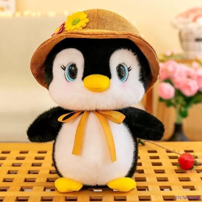 Penguin Round Plush Toy Doll Daisy Penguin Trẻ em Doll Món quà sinh nhật Quà tặng
