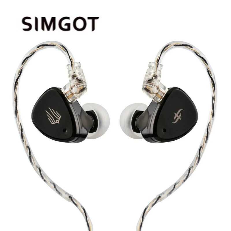 Tai nghe lai có dây SIMGOT-EM6L với dây cáp có thể thay thế và không có micro - BH12