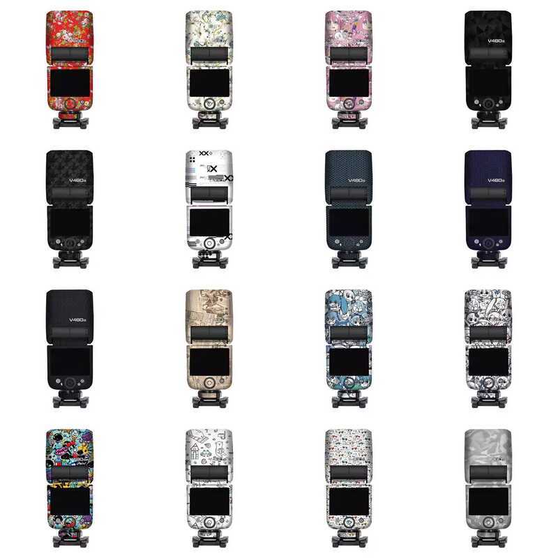 Thích hợp cho phim bảo vệ đèn Flash Godox V480 Nhãn dán dính không đánh dấu V480 Nhãn dán thân xe