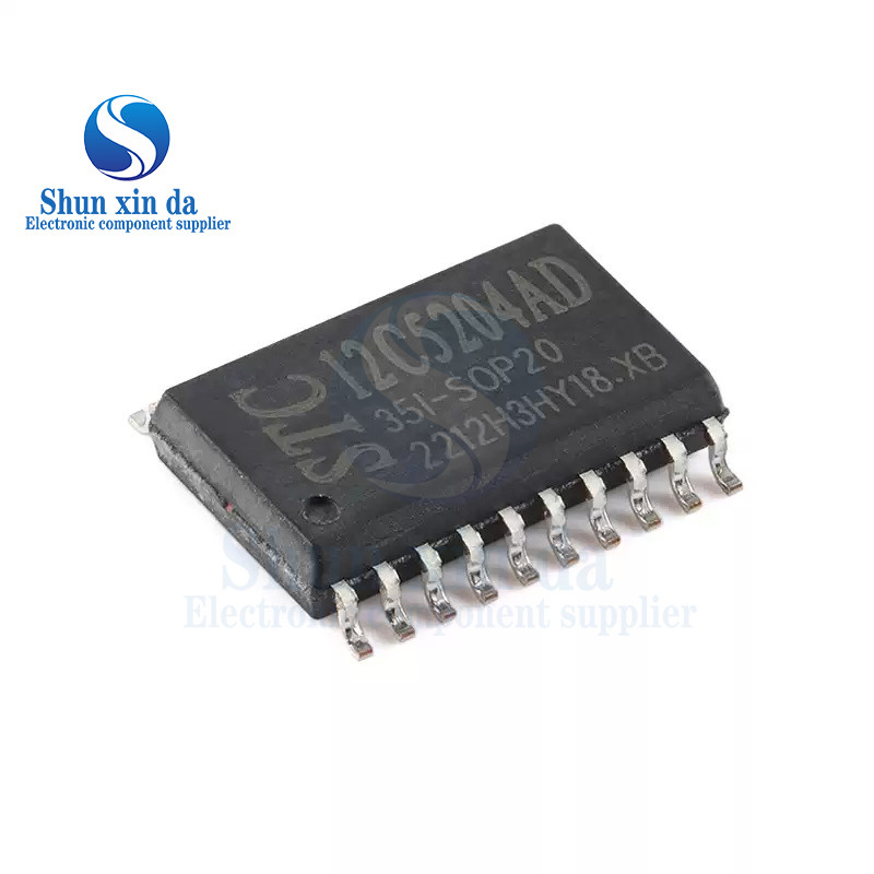STC STC12C5204AD-35I-SOP20 12C5204AD MCU Single-Chip 1T 8051 Microcomputer 12C5204AD Micro Computer 