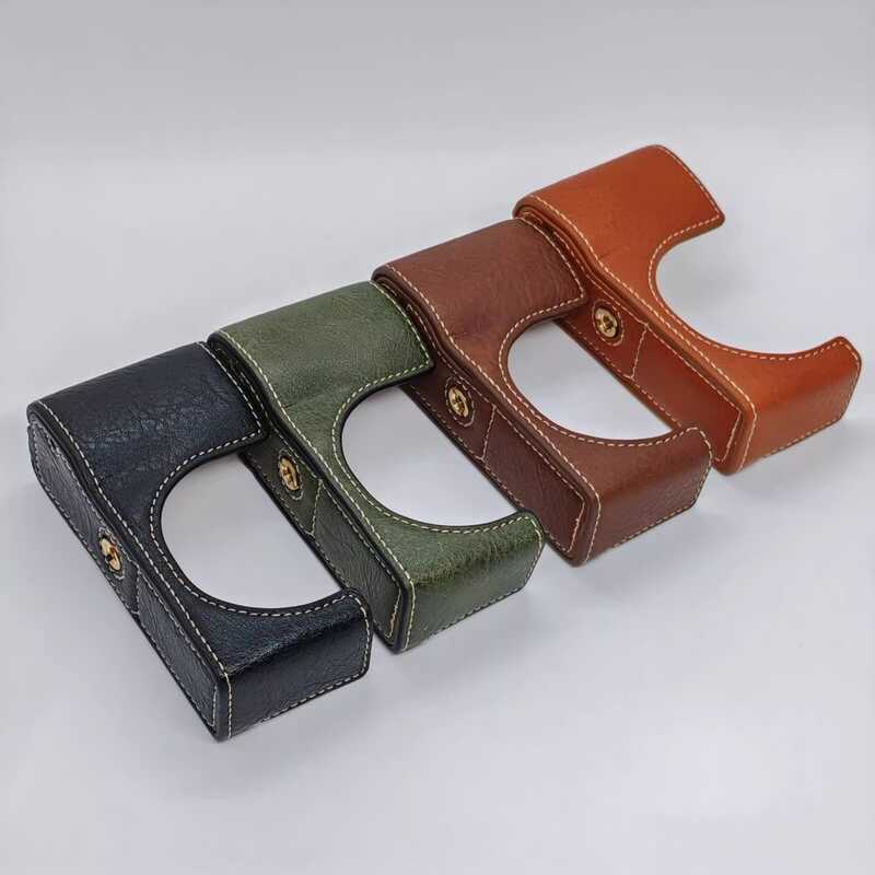 Thích hợp cho Ricoh Ricoh GR3 GR3X GRIII Túi đựng máy ảnh Bao da Nửa vỏ bảo vệ Đế