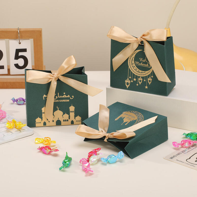 2026 Eid Mubarak Túi Kẹo Ngôi Sao Mặt Trăng Yếu Tố Eid Ramadan Túi Đóng Gói Hồi Giáo Hồi Giáo Gói Qu
