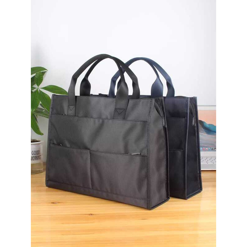 M / Amur Cặp Đôi Nam Kinh Doanh Túi Máy Tính Đa Lớp Túi Tập Tin Túi Xách Đi Lại Túi Tập Tin Hội Nghị Túi