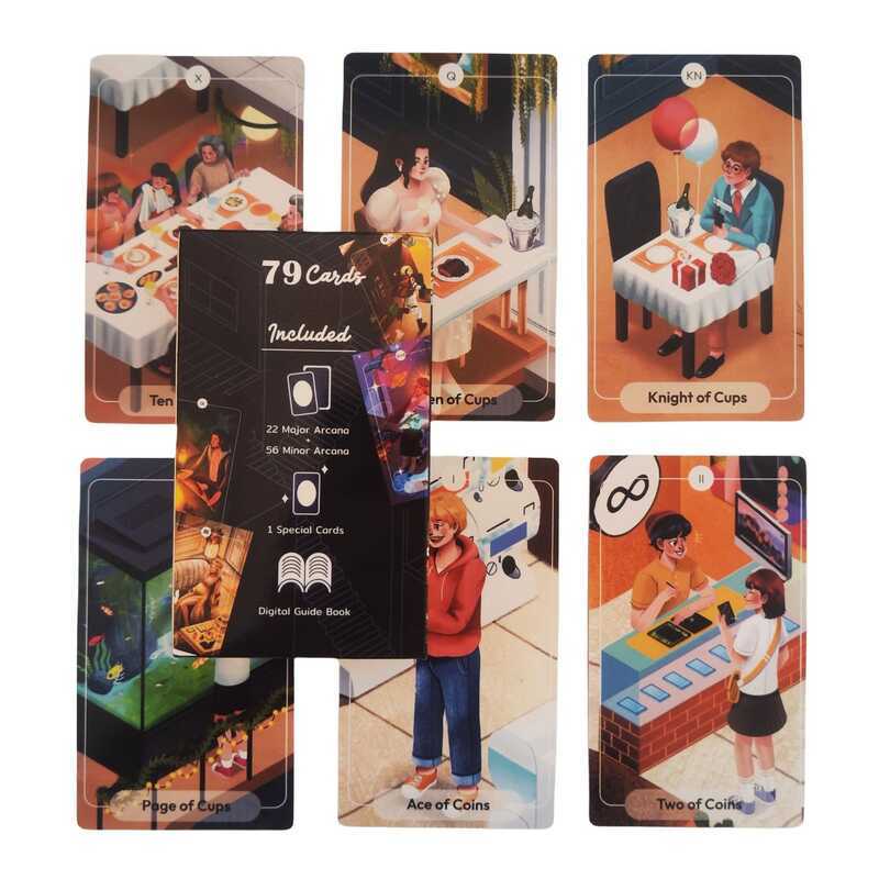 12x7 Story Tarot Stories Tarot Popular Board Game 79 Thẻ Tiếng Anh