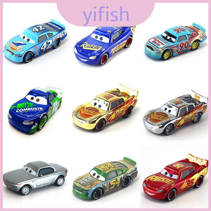 Xe màu xám 95 Mcqueen Hợp kim Mcqueen Xe đua mô hình thứ 1