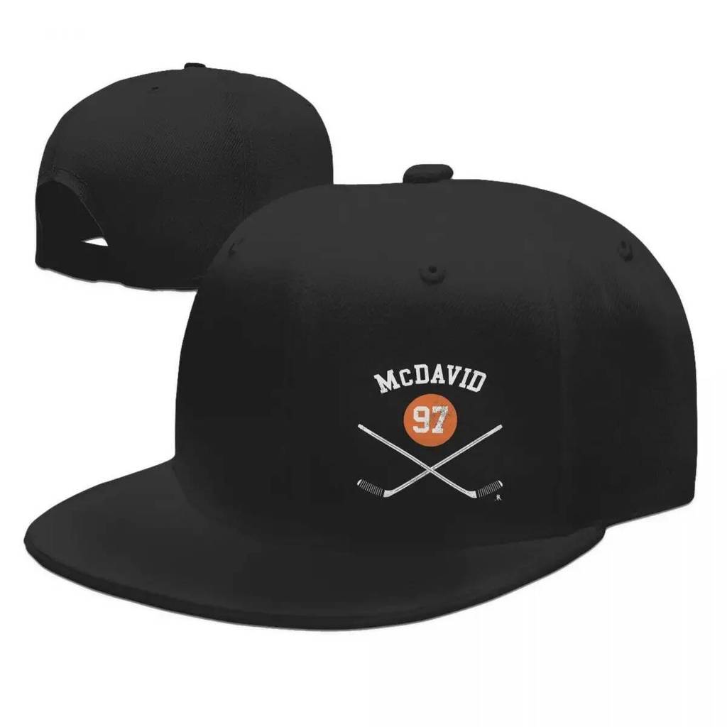 Mũ Bóng Chày Connor McDavid 97 Dành Cho Người Hâm Mộ Dầu Edmonton Mũ Bóng Chày Snapback Nam Nữ Mũ Có