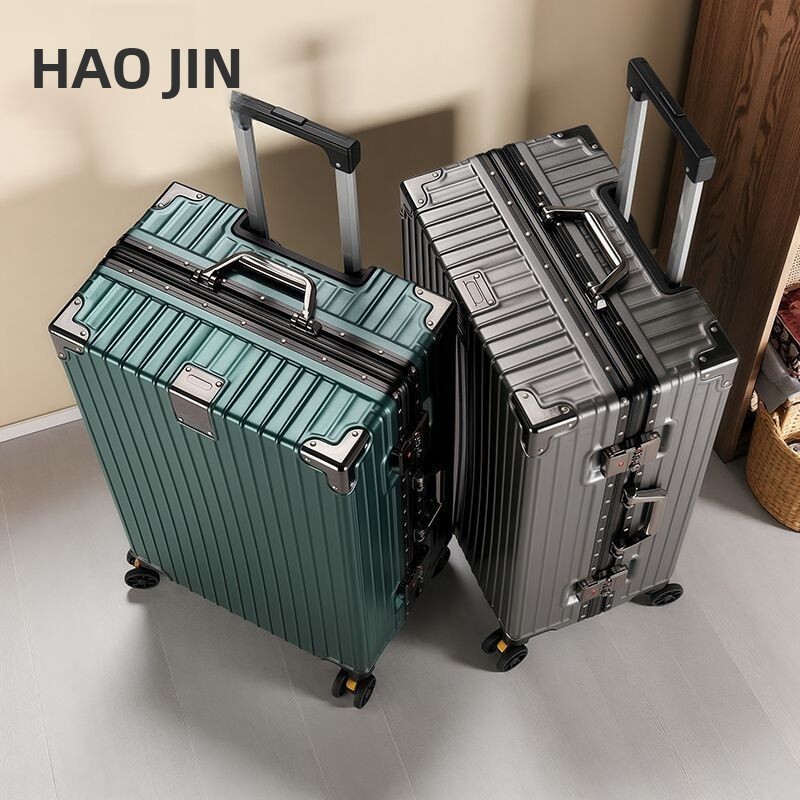 Vali xuất khẩu của Đức, bền và chắc chắn, kéo đi nước ngoài khóa mật mã, học sinh có bánh xe đa hướn