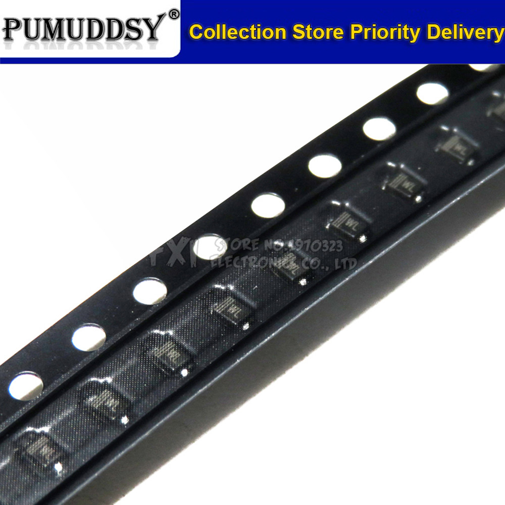 100 Chiếc SMD Zener Diode 18V SOD-323 0805 0,25 W SMD Diode BZT52C18V WL MM3Z18V Miếng Dán