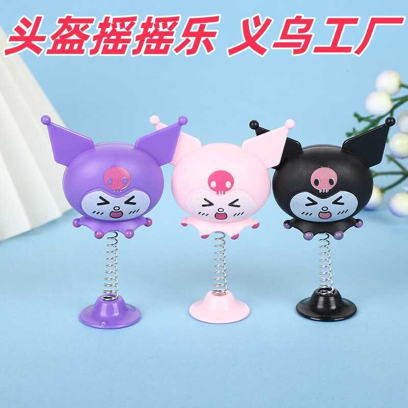 Mũ Bảo Hiểm Lắc Hoa Mũ Bảo Hiểm Trang Trí Hoa Mặt Cười Hoa Hoa Mặt Cười Mũ Bảo Hiểm Hoa Tai Kuromi P