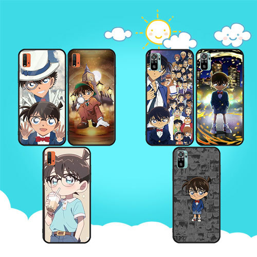 Ốp điện thoại Xiaomi 8 Lite F1 A2 Lite A3 Poco F5 pro F6 pro x6 C71 F7 Conan màu đen mềm