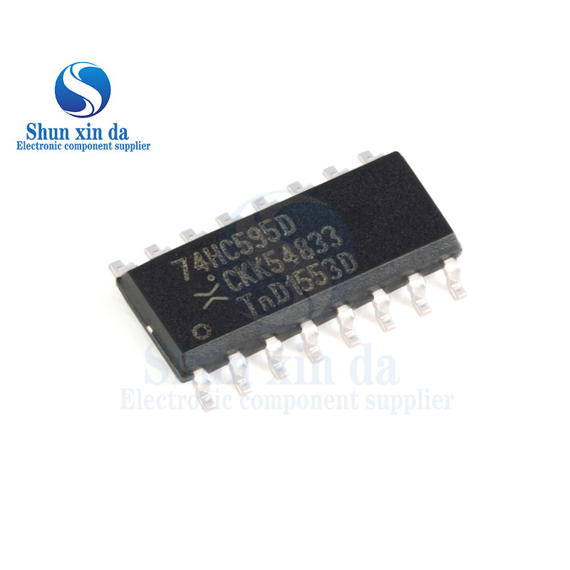 10 CHIẾC 74HC595 DIP SOP TSSOP 16Pin SN74HC595N 74HC595D 74HC595PW SN74HC595DR SN74HC595PWR SMD 8-Bi