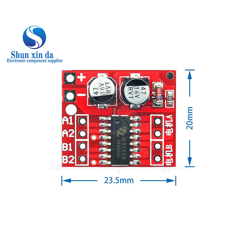 Mô-đun truyền động động cơ DC Đảo chiều tốc độ PWM Dual H Bridge Stepper Motor Mini Victory L298N