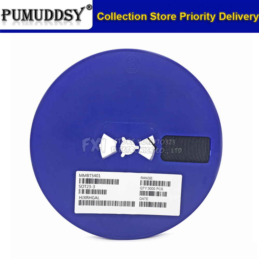 3000 chiếc 2N5401 2L MMBT5401 2L SOT23-3 SOT23 Transistor lưỡng cực - BJT PNP Transistor mới và nguy