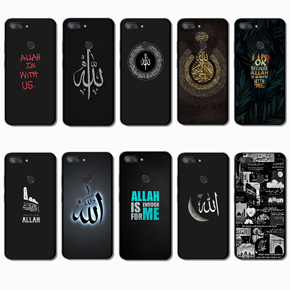 Dành Cho Xiaomi Mi 11X 12 12x 12s 12T Poco M2 M3 Pro VS10 allah Slim Black Border TPU Soft Case | Cả