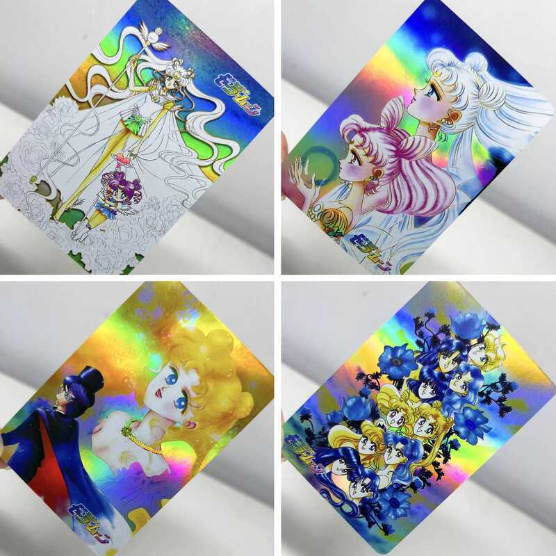 Thủy Thủ Mặt Trăng Thẻ Flash Bộ Sưu Tập Chụp Ảnh Thẻ Nước Đá Mặt Trăng Anime Nhân Vật Thẻ Tổng Cộng 